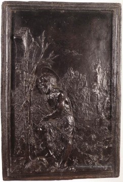 St Jérôme dans le désert siennois Francesco di Giorgio Peinture à l'huile